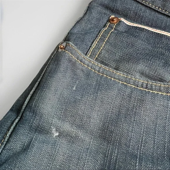 TAYLOR STITCH Slim Jean in Rinsed Organic Selvedge - Size 30